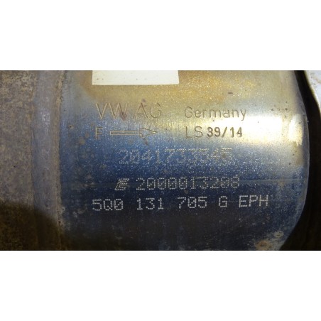 FILTR CZĄSTEK STAŁYCH DPF VOLKSWAGEN GOLF VII 1.6TDI 5Q0131705G 04L131723AN