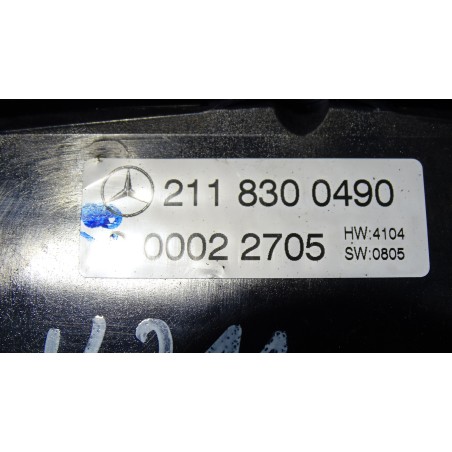 PANEL STEROWANIA NAWIEWU KLIMATYZACJI MERCEDES - BENZ W211 E280 3.0CDI 2118300490 A2118301854