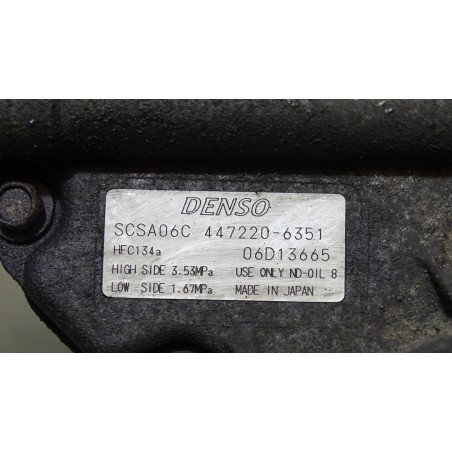 SPRĘŻARKA KLIMATYZACJI TOYOTA COROLLA VERSO 2.0D4D 447220-6351