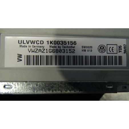 RADIO VOLKSWAGEN GOLF V 1.4TSI 1K0035156