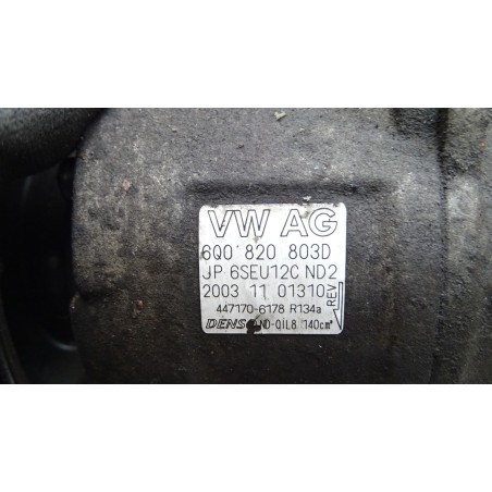 SPRĘŻARKA KLIMATYZACJI SKODA FABIA 1.9TDI 6Q0820803D