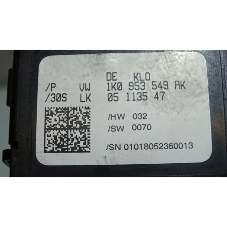 CZUJNIK KĄTA SKRĘTU VOLKSWAGEN TOURAN 2.0TDI 1K0953549AK
