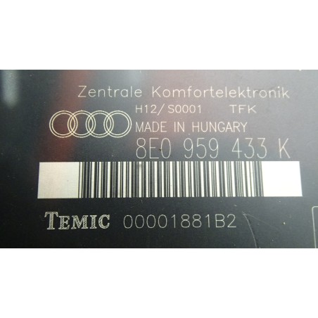 MODUŁ KOMFORTU AUDI A4 B6 1.9TDI 8E0959433K