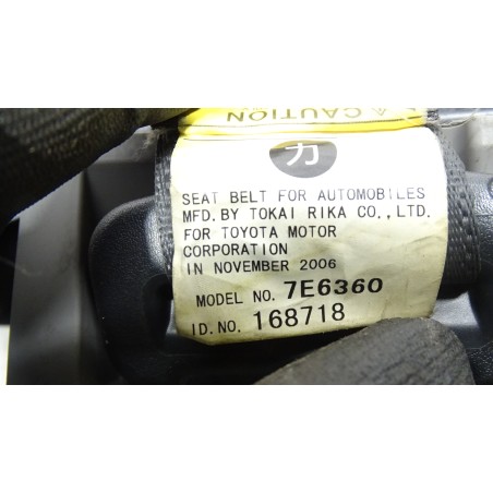 PAS TYLNY ŚRODKOWY BEZPIECZEŃSTWA TOYOTA RAV4 III 2.2D-CAT 7E6360