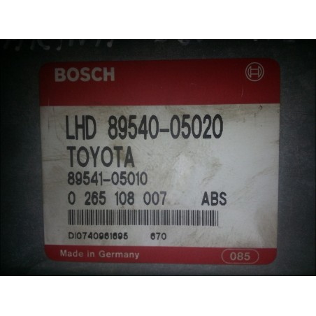 MODUŁ ABS TOYOTA CARINA 1.8 GLI 0265108007