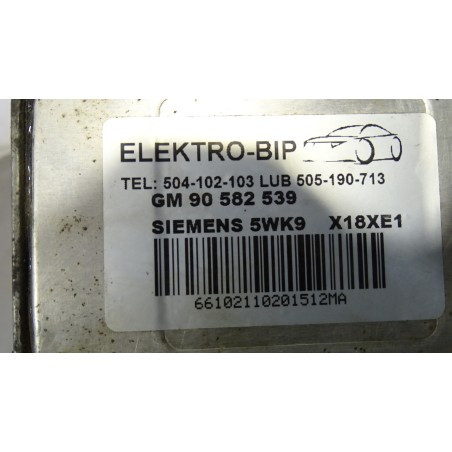 KOMPUTER SILNIKA OPEL ZAFIRA A 1.8 90582539