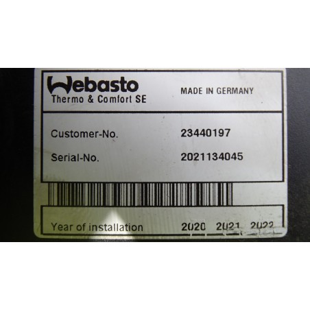 WEBASTO VOLVO 850 2.5 9019903L