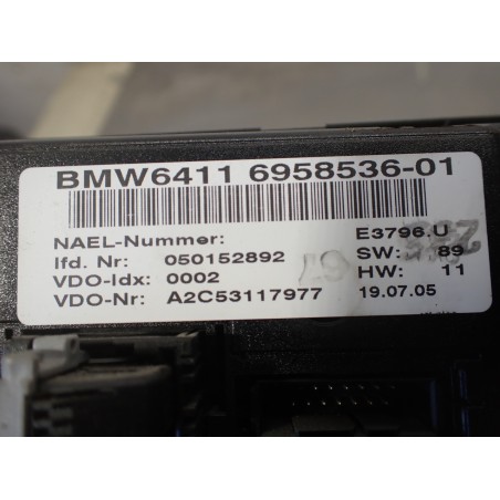 PANEL STEROWANIA NAWIEWU KLIMATYZACJI BMW E90 320I 6958536