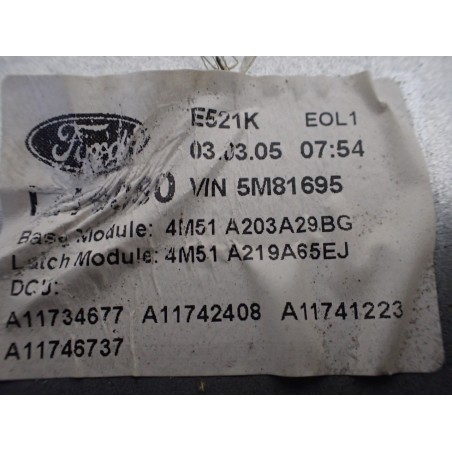 PODNOŚNIK SZYB LEWY PRZÓD FORD FOCUS MK2 LIFT 2.0 4M51-A203A29-BG   4M51-A045H17-A   3M5T-18808-DD