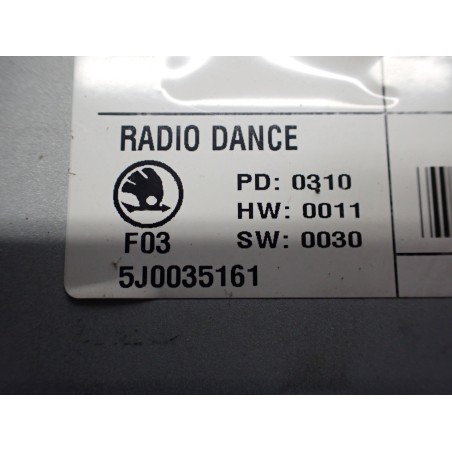 RADIO SKODA ROOMSTER PREMIA 1.4 5J0035161