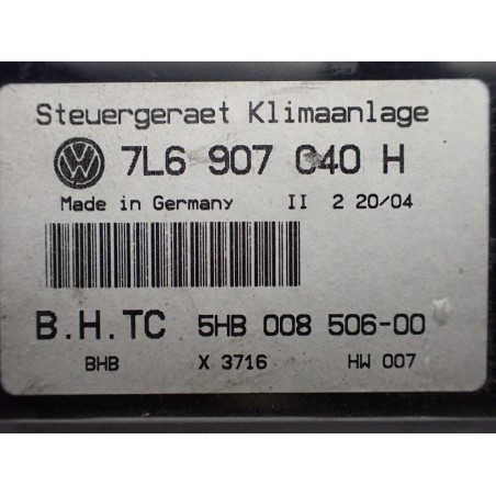 PANEL STEROWANIA NAWIEWU KLIMATYZACJI VOLKSWAGEN TOUAREG 5.0 7L6907040H