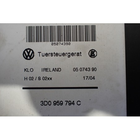 SILNICZEK SZYB PRAWY TYŁ VOLKSWAGEN TOUAREG 5.0 3D0959794C