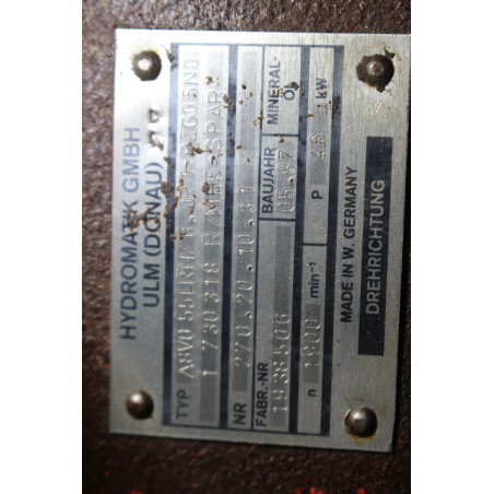 POMPA HYDRAULICZNA HYDROMATIC A8V KOPARKA  MH5