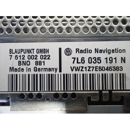 RADIO Z NAWIGACJĄ VOLKSWAGEN TOUAREG 5.0 7L6035191N