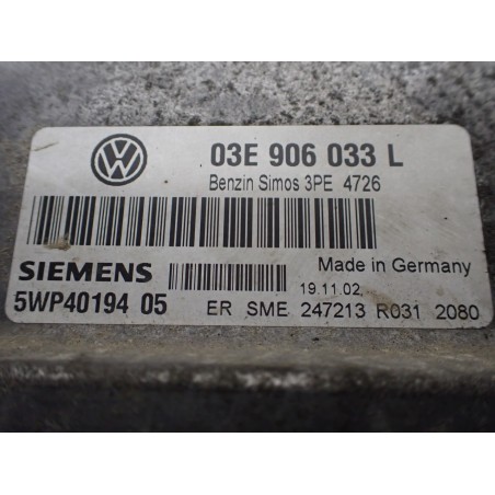 KOMPUTER SILNIKA VOLKSWAGEN POLO IV 03E906033L