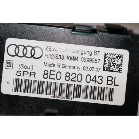 PANEL NAWIEWU KLIMATYZACJI AUDI A4 B7