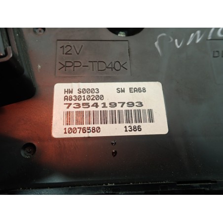 PANEL STEROWANIA NAWIEWU KLIMATYZACJI FIAT GRANDE PUNTO 735419793