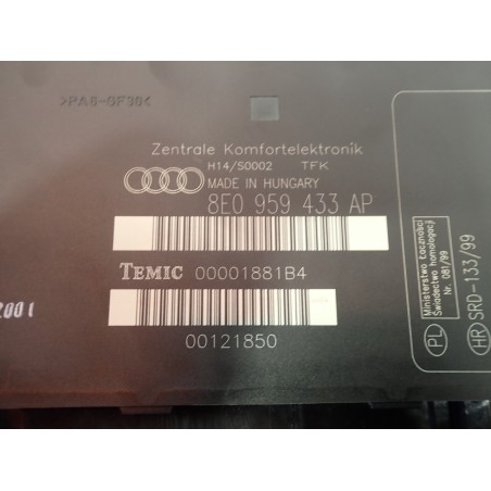 MODUŁ KOMFORTU AUDI A4 B6 8E0959433AP