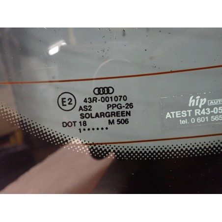 SZYBA TYLNA AUDI A4 B6 